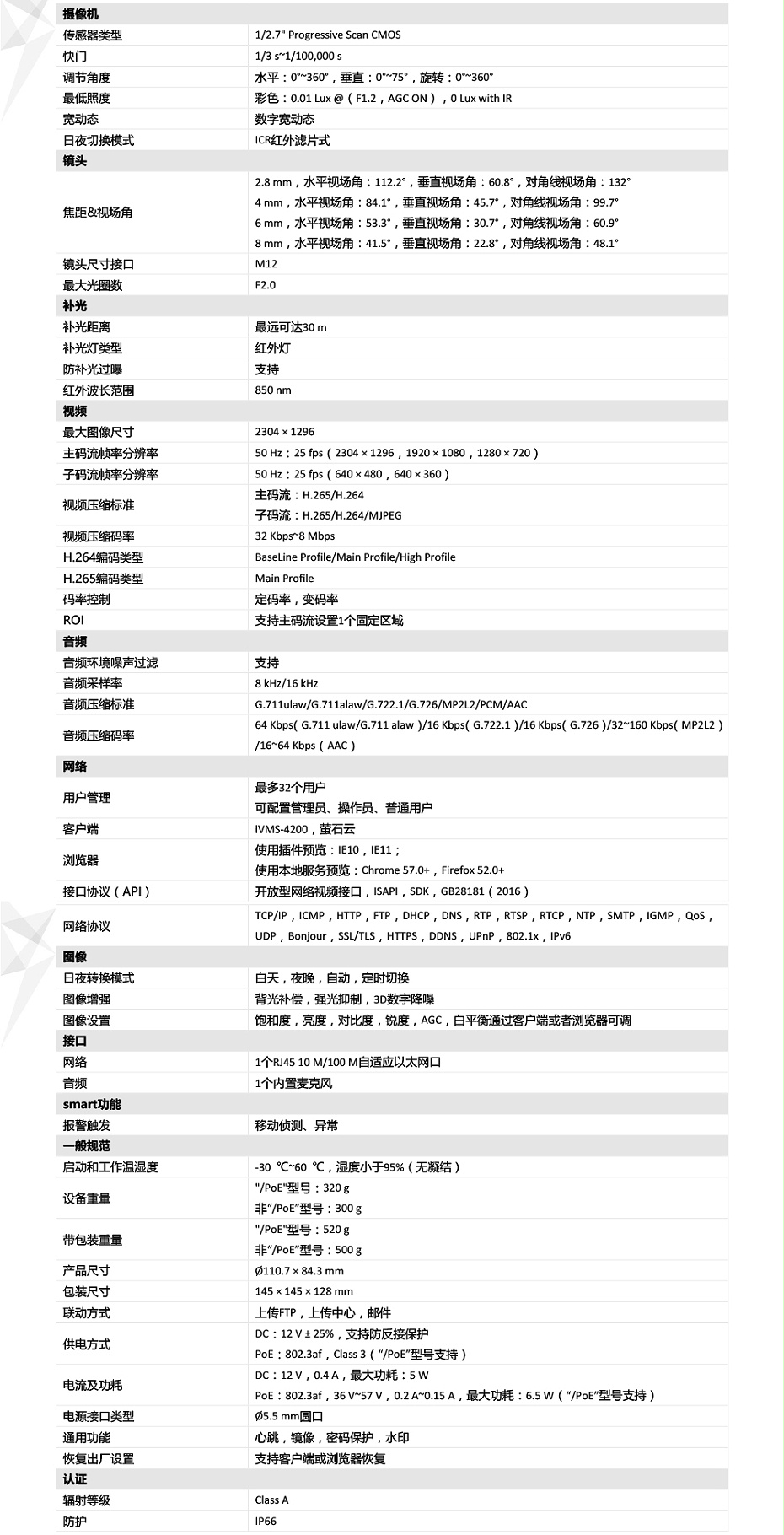 DS-IPC-T13H-IA(POE)