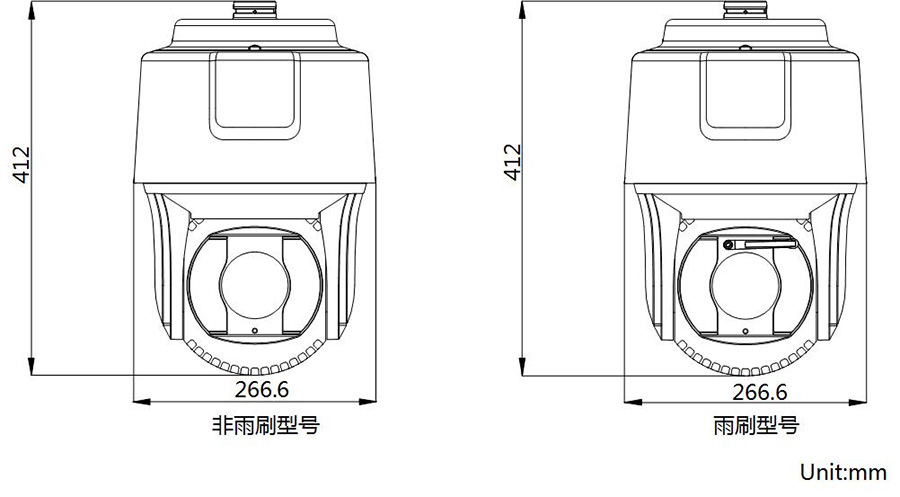 DS-2DF8225IH系列外形尺寸